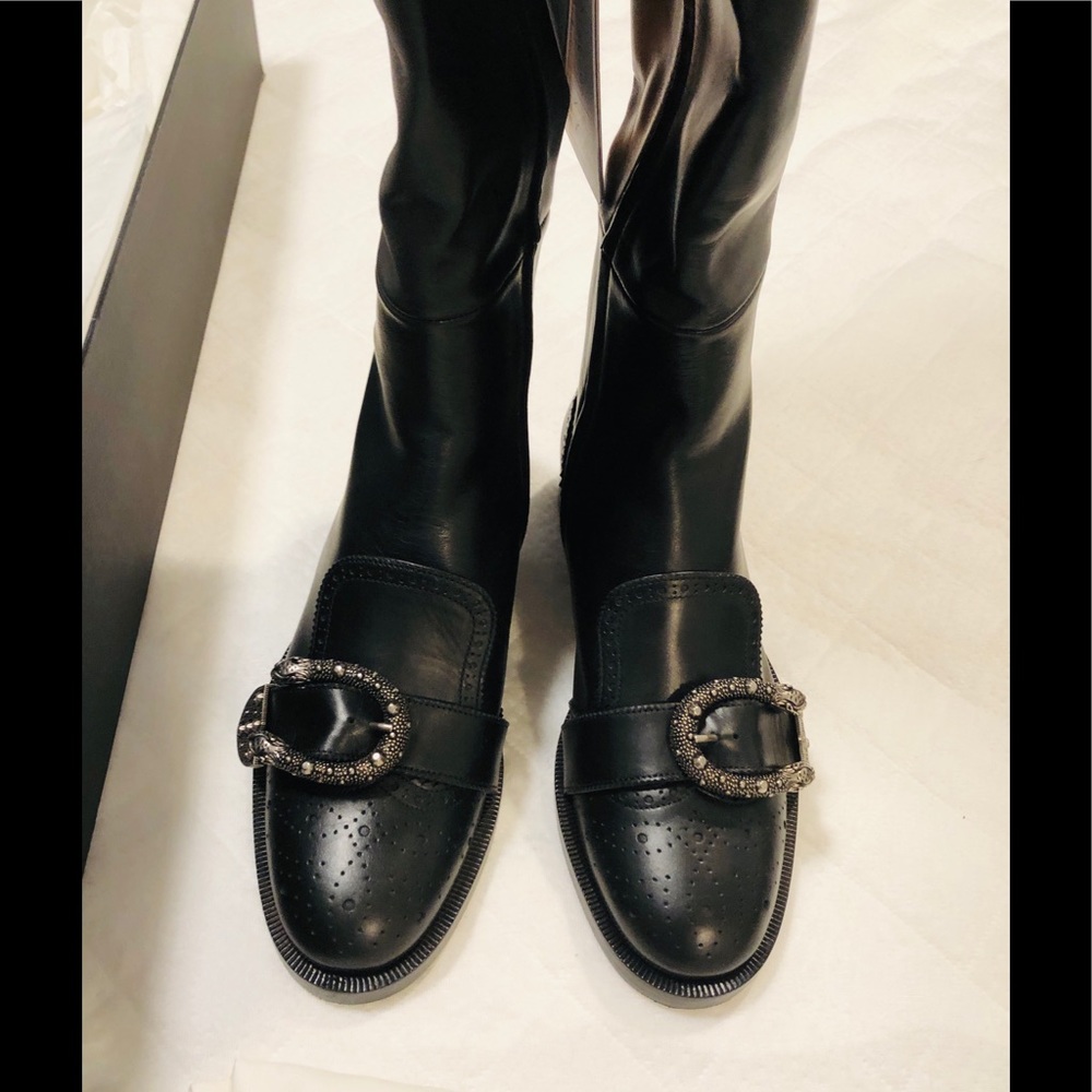 Gucci Queercore Brogue Over The Knee Boots / NWB